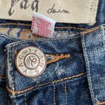 Yag Denim flare Lowrise suede leather accents bohemian Gypsy hippie cottagecore Size undefined Photo 3