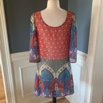 Hello Miss Silky Semisheer Dress Tunic Coverup Womens Small Photo 5