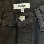 RE/DONE $259 NWT  BLACK DENIM WASHED BLACK SHORTS SZ 26 Photo 3