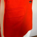 Women's Orange Blazer Photo 3