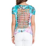Chaser NEW  Venice Beach Tee Tie Dye Open Back XS Photo 2