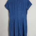 Rampage Vintage Pearl Snap Denim Mini Dress Junior's Size 7 Blue Y2K Chambray Photo 8