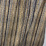 Liver Pool gold and navy Bohemian print sleeveless blouse Photo 2