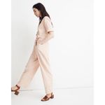 Madewell ✨ Top-Stitched Coverall Blush Sz 00 Jumpsuit✨ Photo 1