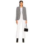 Smythe NWT | Portrait Neck Blazer in Prince Of Wales | 2 Black Photo 12