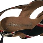 Free People Monaco Boho navy striped wrap clog 39/9 Photo 9