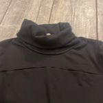 Alo Yoga Black Cowl Turtleneck Sweater Ribbed Knit Photo 3