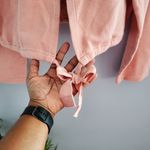 Fabletics Pink Anna Tie Back Sweatshirt Size L Photo 5