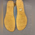 V Italia pearlescent blue strappy sandals wedges women’s size 40 EUC feminine White Photo 4