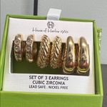 House of Harlow 1960 | Hoop Earring Trio ✨ Gold Photo 5