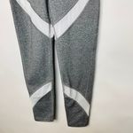 Aerie  Gray White Colorblock Mesh Inset Leggings Sz Small Photo 4