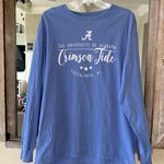 Pressbox University of Alabama Shirt Cotton Long Sleeve Tee Womens Large Photo 1