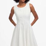 Madewell  White Circle Mini Dress Airy Denim Edition Size XXS Photo 0