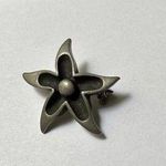Signed Tenn Sweden Brooch Pin Pewter Silver Tone Marine Starfish Photo 0