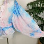 Elliatt  Spectre Top in Pink and Blue Multi Photo 1