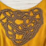 Tibi Silk Brocade Embellished Yellow Sheath Dress, EUC, Size 6, MSRP $495 Photo 2