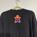 Designers Originals Studio Black Christmas Vintage Cardigan Sz L Size L Photo 7