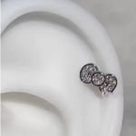 Boutique Hello Kitty Bow Cartilage Lobe Earring | 18k‎ Gold Filled Photo 0