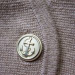 J.Crew NWT Giselle V-neck Sweater-Blazer in Heather Khaki Knit Cardigan XXS 2XS Photo 2