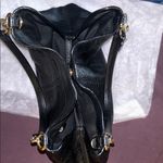 Coach  Lexy Black Pebbled Leather Shoulder Bag Photo 9