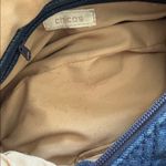 Chico's  Navy Quilted Shoulder Bag with Silver Chain Photo 12