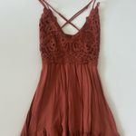 Chelsea and Violet  Burnt Orange Dress Photo 0