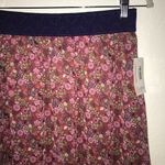 LuLaRoe  Lola Skirt Red w/ Florals & Leaves S BNWT Photo 2
