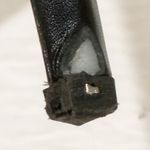 Coach  Aliya Size 6.5 Open Toe Peek Toe Black Leather Stilettos High Heels Logo Photo 6