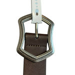 Jessica Simpson Belt Womens Size M 8-10 Faux Leather Silver Buckle $33 MSRP NEW Photo 3