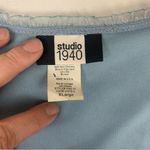 Studio 1940  size extra large corset front Light Blue Blouse y2k 90s lace sweethe Photo 1