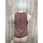 Anthropologie  Jacquard Zig Zag Sleeveless Tank Top Size Medium Photo 1