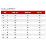 Hula Honey  Women's Bikini Bottom Black Colorful Trim Ruched Back Size Small Photo 8