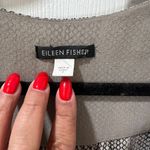 Eileen Fisher  Metallic Grey Sleeveless Wrap Jumpsuit‎ Elegant Evening Wear Photo 2