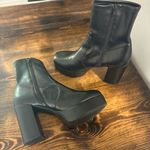 Madden Girl ‎ Stealtth Black Heeled Boots Size 9 Photo 6