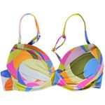 Raisin's Moonshadow Underwire Bra Bikini Top In Kaleidoscope Dreams Multi M NWT Photo 0