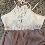 Love Culture  White and Pink Backless Dress Photo 1