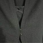 Women’s Albert‎ Nipom Pure Wool Dress & Jacket Set Black Jewel Button Size Small Photo 2