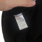 Market & Spruce NWT  Alyson knit T-shirt dress shirt sleeve black vneck knee leng Photo 3