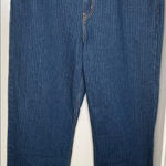 Levi's Levi’s Pinstripe Indigo Low Pro Mid Rise Relaxed Straight Jeans, 32x30 Photo 0