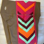 FP Movement by Free People Never Better Printed Women's Chevron Bike Shorts NWOT Pink Photo 3