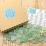 Sea Glass And Pearl Shell Charm Bracelet| Authentic Seaglass Beach Jewelry Gift Brown Photo 3