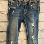 Rock Revival Lam Mid-Rise Straight Sz 28 distressed Photo 2
