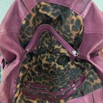 B Makowsky B. MAKOWSKY 100% Genuine Leather Magenta Purple Large Shoulder Bag Photo 10