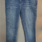 Ted Baker Blue Skinny Jeans High-Rise Tapered Photo 3