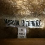 Marvin Richards VINTAGE  Jacket Medium‎ Denim Faux Fur Lined Coat Distressed Photo 2