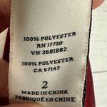 Altuzarra Target Womens size 2 Red Satin Wrap Dress W/ Scarf Photo 11