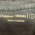 Outdoor Voices  Blue Crew Neck Raglan Short Sleeve Workout T Shirt Tee Top Size S Photo 2