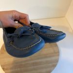 L.L.Bean  Bright Blue Genuine Leather Bow Moccasin Driving Shoe Size Size 7 Photo 5