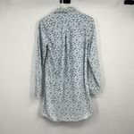 Lucky Brand Blue Shirt Dress S Chambray Denim Festival Boho Cotton Southwestern Photo 3