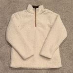 Amazon Cozy Cream Sherpa Pullover Sweater Photo 0